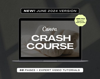 Canva Course MRR, Canva Guide PLR, Canva Basics, Done For You plr mrr, Resell Rights Product, dfy Digital Product, Passive Income Products