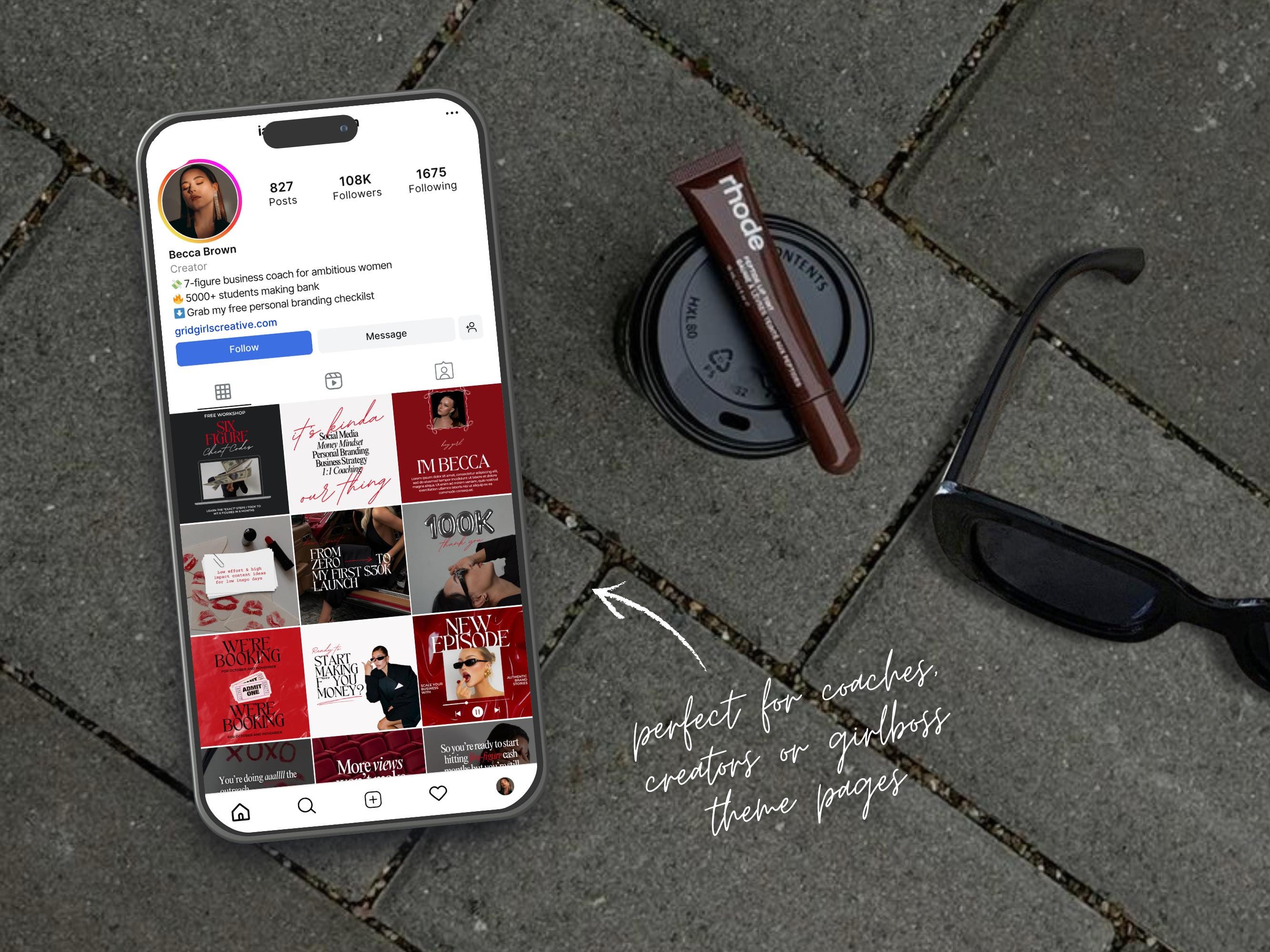 Coaching Instagram Templates Canva, Business Coach IG, Bold Instagram ...