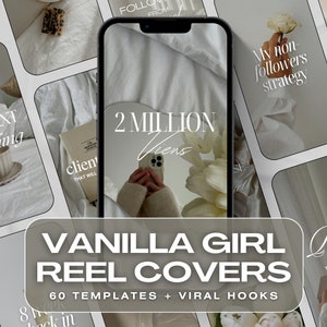 Instagram Reel Covers, Faceless Reels For Instagram, Social Media Coach Reels, Coaching Templates, Light And Airy Instagram, Vanilla Girl