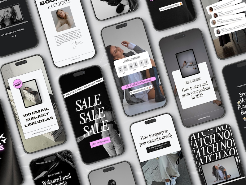 Coaching Instagram Templates Canva, Business Coach Posts, Social Media Coach Instagram, Digital Marketing Instagram Story, Pink Instagram