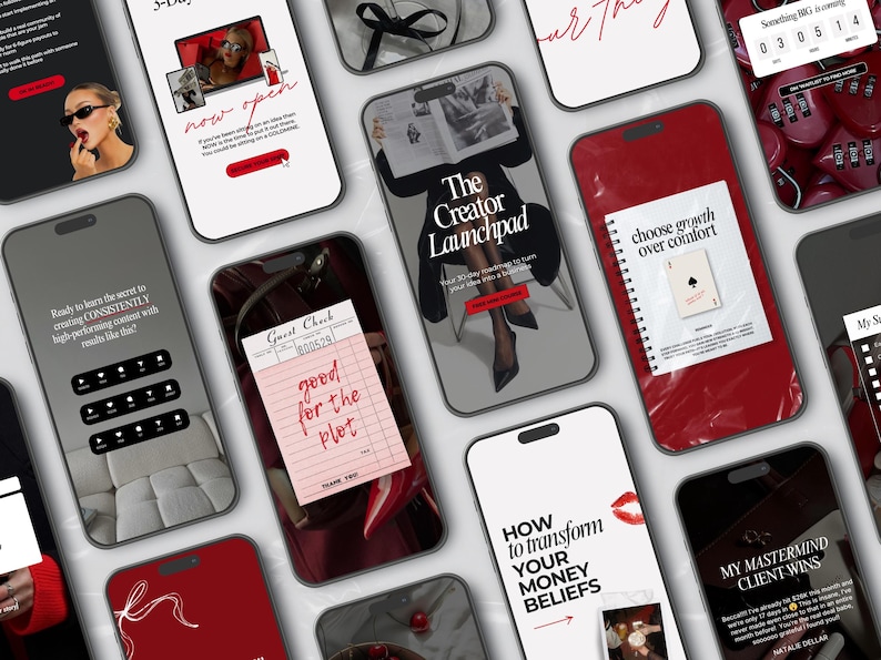Coaching Instagram Templates Canva, Business Coach IG, Bold Instagram ...