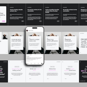 Coaching Instagram Templates Canva, Business Coach Posts, Social Media Coach Instagram, Digital Marketing Instagram Story, Pink Instagram