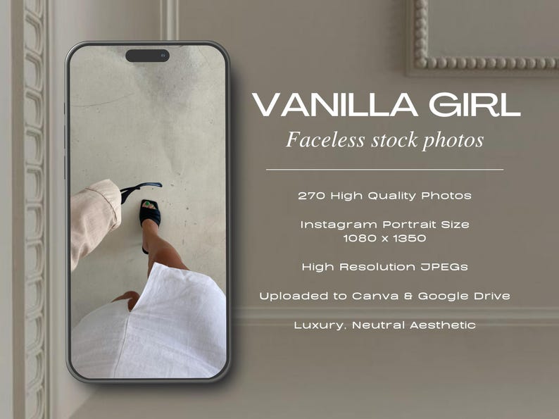 Vanilla Girl Aesthetic Stock Photos Bundle, Luxury Faceless Instagram Photos, MRR Stock Images PLR, Light Airy Instagram, Faceless Reels
