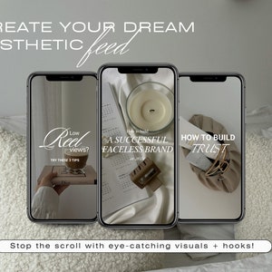 Instagram Reel Covers, Faceless Reels For Instagram, Social Media Coach Reels, Coaching Templates, Light And Airy Instagram, Vanilla Girl