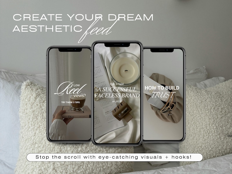 Instagram Reel Covers, Faceless Reels For Instagram, Social Media Coach Reels, Coaching Templates, Light And Airy Instagram, Vanilla Girl