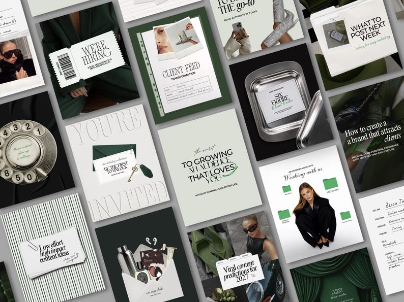 Coaching Instagram Templates Canva, Social Media Manager Posts, Digital ...
