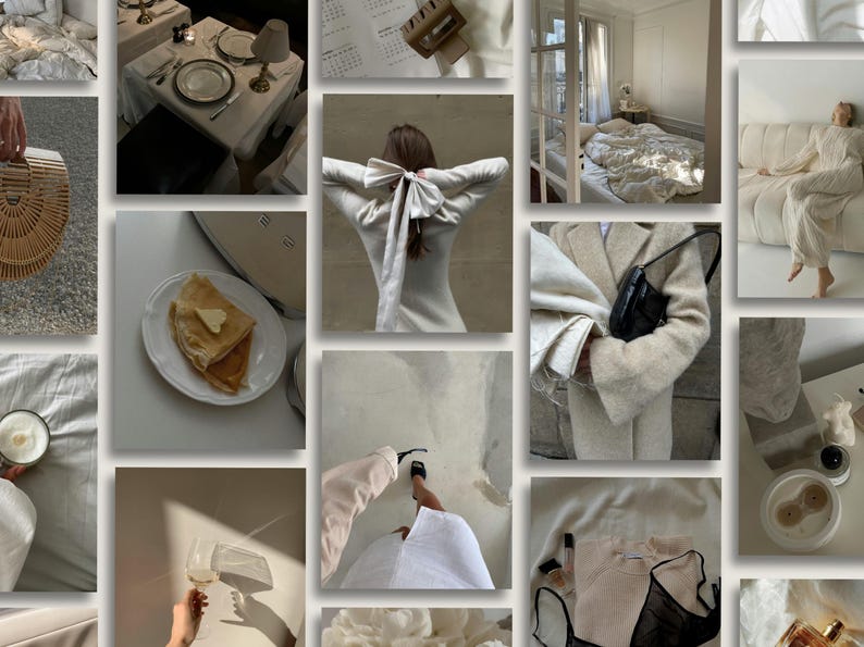 Vanilla Girl Aesthetic Stock Photos Bundle, Luxury Faceless Instagram Photos, MRR Stock Images PLR, Light Airy Instagram, Faceless Reels