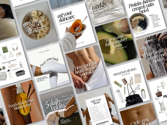 Health & Wellness Instagram Templates Canva, Health Coach Content, Nutrition Posts, Hormone Health, Life Coach, Editorial Aesthetic IG Story
