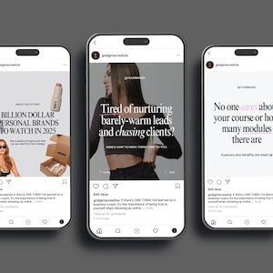 Coaching Instagram Templates Canva, Business Coach Posts, Social Media Coach Instagram, Digital Marketing Instagram Story, Pink Instagram