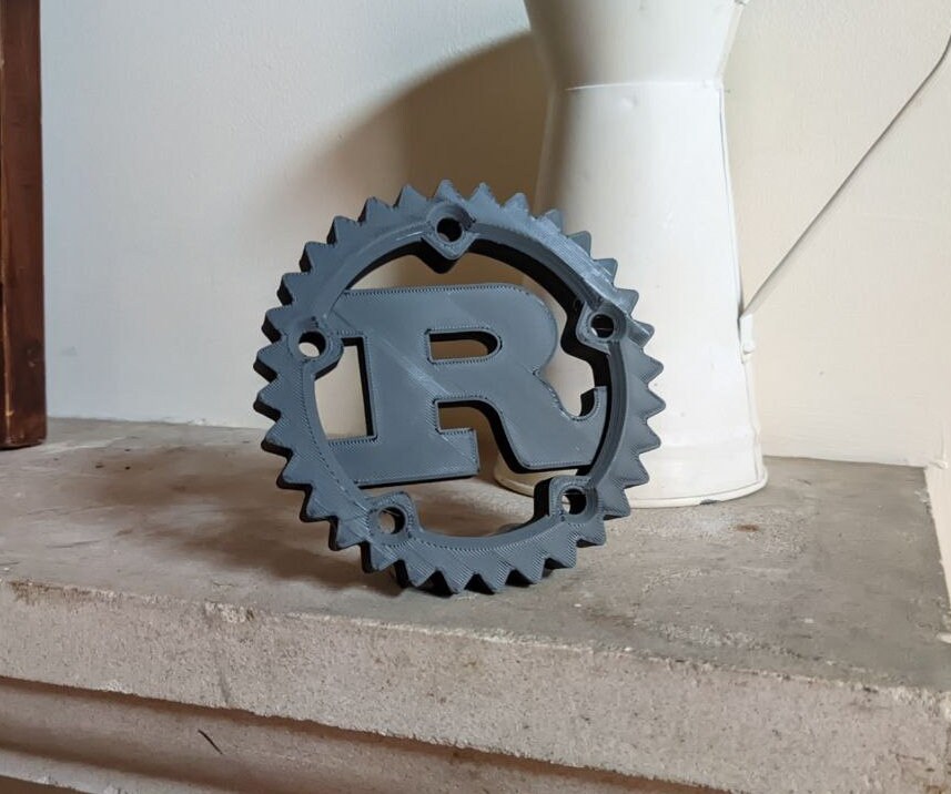 Rust Programming Language Logo - Etsy