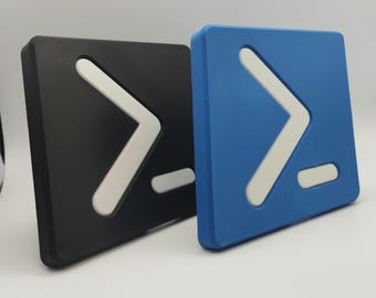 Logotipo de PowerShell [Adorno / Posavasos / Regalo]