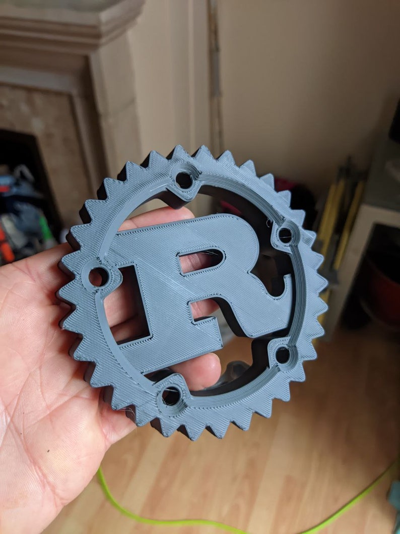 Rust Programming Language Logo - Etsy