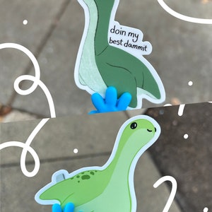 Nessie Loch Ness Monster Apex Legends Funny Vinyl Stickers