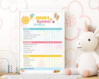 Summer Planner Kids Summer Printable Summer School Planner Summer Kids Weekly Routine Summer Kids Printable Summer Weekly Schedule Kids