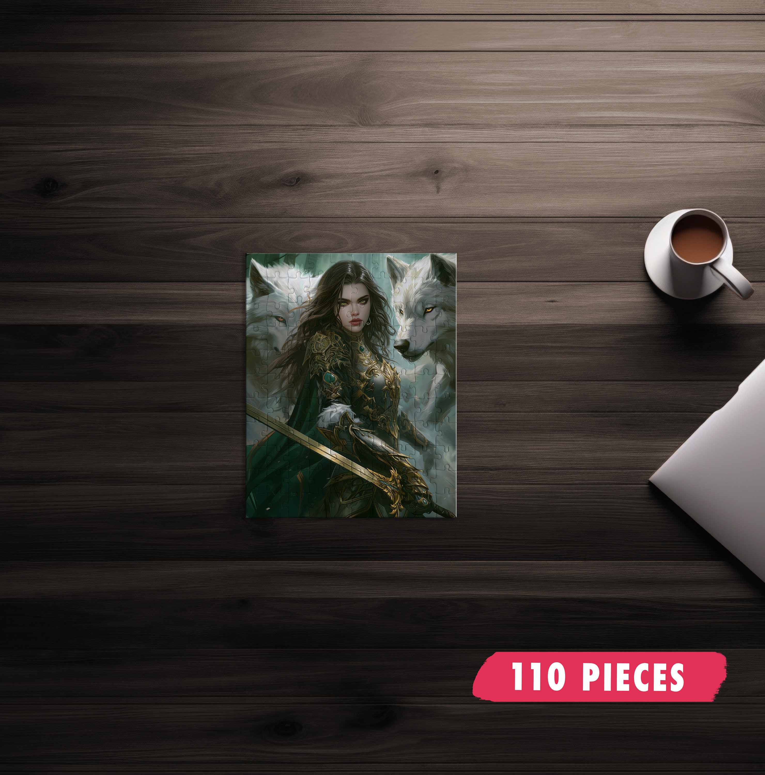 Goddess Jigsaw Puzzle Artemis Goddess of the Hunt Fantasy Puzzle Greek