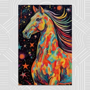 Horse Jigsaw Puzzle of Stars and Space | Puzzles for Adults and Kids Fun Gift 1014 500 252 and 110 Pieces