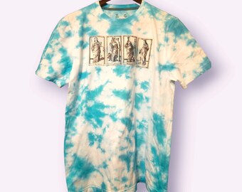 The Four Stoic Virtues Tie Dye T-Shirt