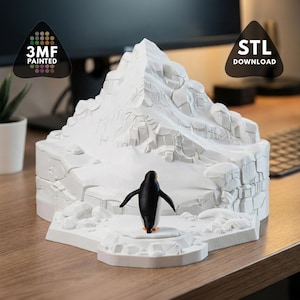 But Why Meme Penguin 3D Model – Funny Office Desk Diorama (STL & 3MF File