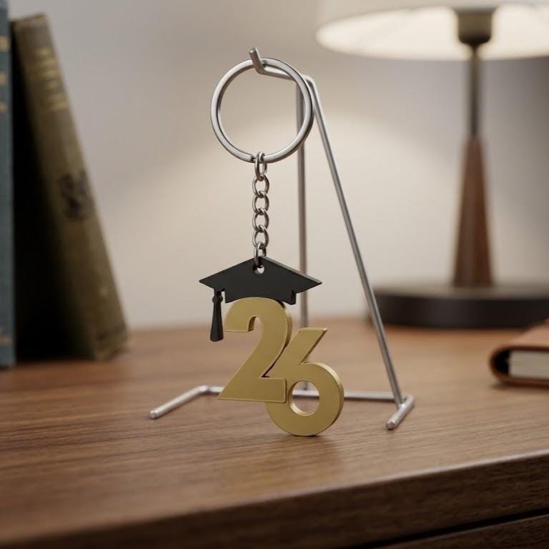 Class of 2026 Graduation Keychain STL File – Senior Year 3D Print Model ...