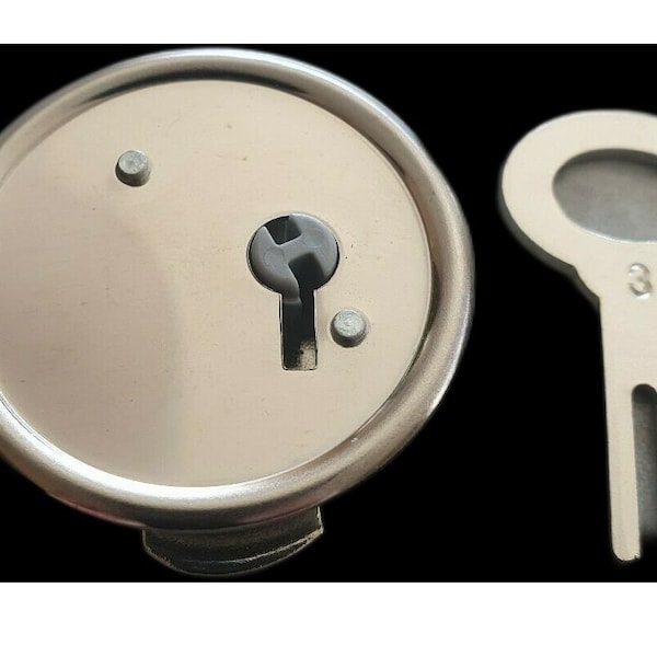 Piggy bank lock including key - Made in Germany - Rim 39 mm Ø