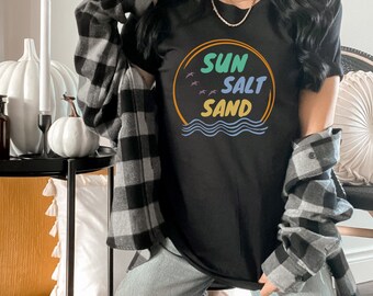Sun Salt Sand T-Shirt: Summer Vacation Tee, Beach Vibes