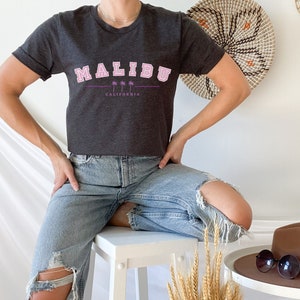 Malibu Shirt California T shirt, Cali Tee, Women&#39;s T shirts, Beach T Shirt, Summer Tee, Palm Tree Shirt, cali shirt, Malibu Shirt, Summer