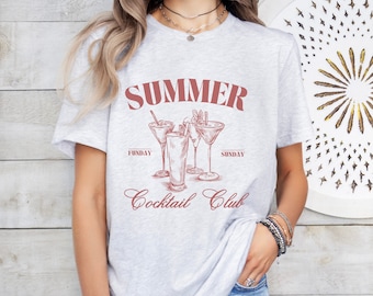 T-shirt Mojito Lovers: Summer Cocktail Club-T-shirt