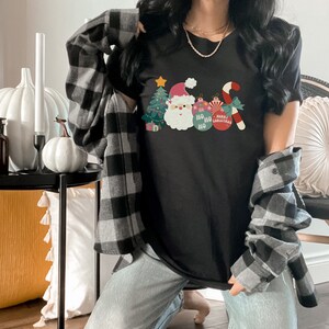 Vintage Santa Claus Christmas Shirt, Retro Style Christmas Shirt, Vintage Christmas Shirt, Christmas Gift for Her, Funny Christmas T-shirt