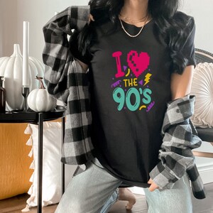 I Love The 90&#39;s Shirt, Girls 90s Party Gift, Boho Besties T-shirt, 90s Nostalgia Tees, Music Lover Shirt, 90s Cassette Shirt, 90s Vibes Tee