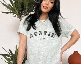 Austin Shirt, Austin Texas Shirt, State City Shirt, Austin Skyline Shirt, Austin Souvenir Geschenk, Vintage Austin Shirt, Retro Austin Shirt