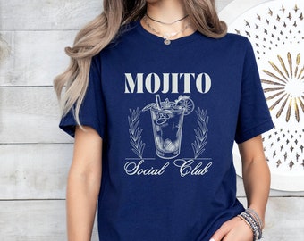 Mojito Social Club-T-shirt: zomercocktail-T-shirt