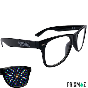 PRISMAZ Spectral Glasses for Fantastic Rainbow Kaleidoscope Effects - Festival Rave Fireworks Party Accessory - Diffraction Glasses
