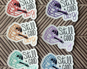 Dog muzzle Sticker, Dog Sticker, Muzzled dogs are still good dogs, Sticker, Cute Sticker, Dog Lover Gift, Dog Sports, Dog Sport Sticker