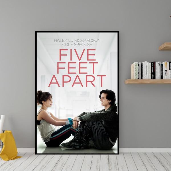 Five Feet Apart Movie Poster - Hochwertige Leinwand Wand Kunst - Zimmer Dekoration - Five Feet Apart Poster für Geschenk