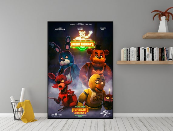 FIVE NIGHTS AT FREDDY'S 2023 Película Póster de película 11 x 17 pulgadas  Póster 28 x 43 cm (280 x 430 mm) Regalo decorativo, decoración de la  habitación : : Hogar y cocina