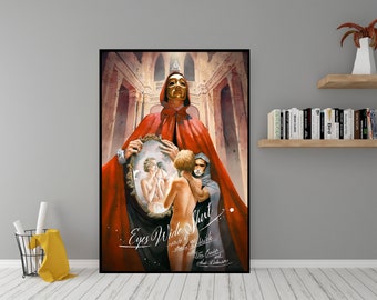 Eyes Wide Shut Movie Poster - High Quality Canvas Wall Art  - Room Decor - Tom Cruise Movie Poster Print for Gift