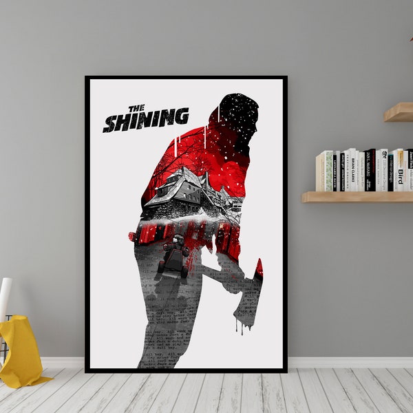 The Shining Movie Poster - High Quality Canvas Wall Art  - Room Decor - The Shining Poster for Gift
