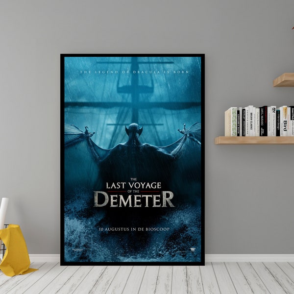 The Last Voyage of the Demeter Movie Poster - High Quality Canvas Wall Art - Room Decor - The Last Voyage of the Demeter Poster for Gift