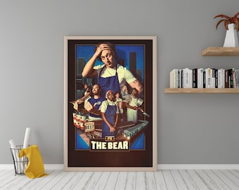 Poster della serie TV The Bear - Arte da parete su tela di alta qualità - Decorazione della camera - Poster The Bear per regalo