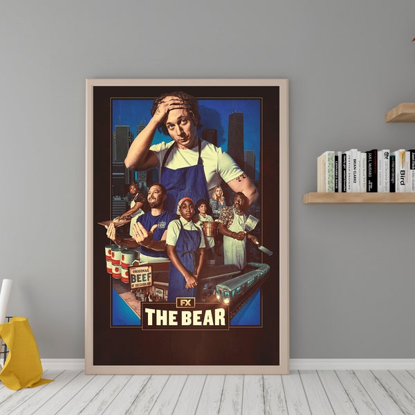 Poster della serie TV The Bear - Arte da parete su tela di alta qualità - Decorazione della camera - Poster The Bear per regalo