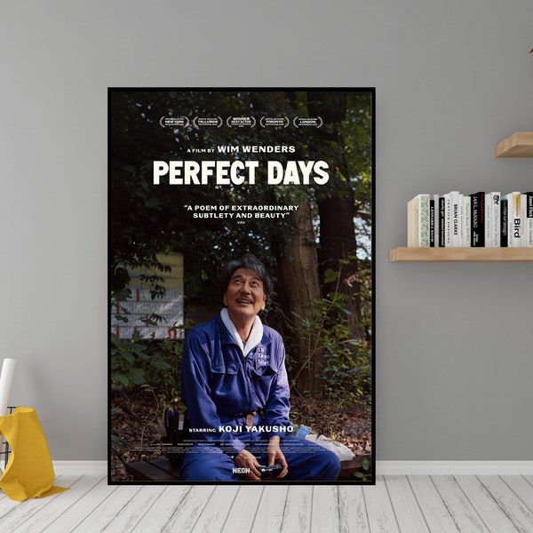 Perfect Days Movie Poster - High Quality Canvas Wall Art - Room Decor - Perfect Days (2023) Poster for Gift
