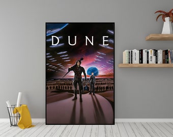 Dune Movie Poster - Hoge kwaliteit Canvas Wall Art - Room Decor - Dune David Lynch 1984 Films Poster voor cadeau