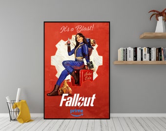 Affiche du film Fallout - Art mural en toile de haute qualité - Décoration de chambre - Poster Fallout (2024) pour cadeau