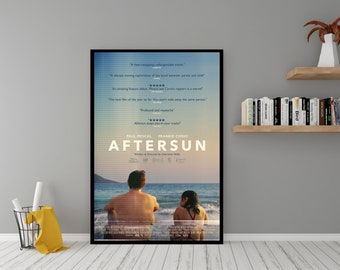 Poster del film Aftersun - Arte da parete su tela di alta qualità - Decorazione della camera - Poster Aftersun per regalo