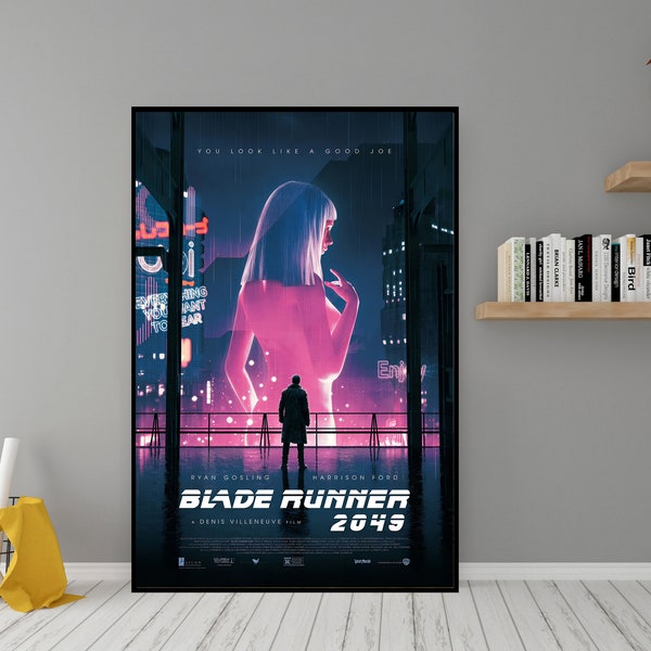 Blade Runner 2049 Movie Poster - High Quality Canvas Wall Art - Room Decor - Blade Runner 2049 Poster for Gift