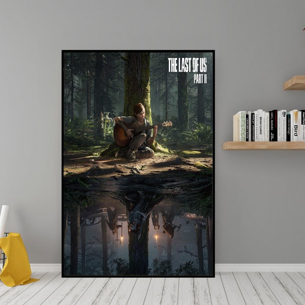 The Last of Us Poster - High Quality Canvas Wall Art - The Last of Us Classic Game Poster Print for Gift