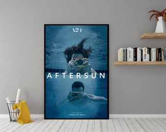 Aftersun Movie Poster - High Quality Canvas Wall Art - 2023 Poster Print - Aftersun Poster for Gift