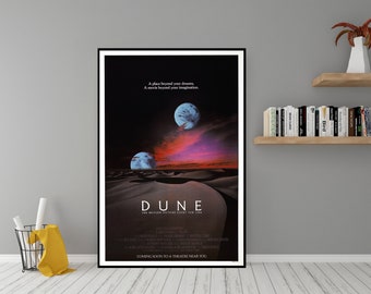 Dune Movie Poster - Hoge kwaliteit Canvas Wall Art - Room Decor - Dune David Lynch 1984 Poster voor cadeau