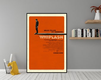 Whiplash Movie Poster - Hoge kwaliteit Canvas Wall Art - Room Decor - Whiplash (2014) Films Poster voor cadeau