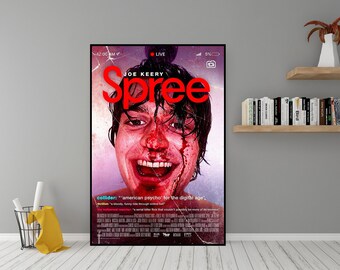 SPREE Movie Poster - High Quality Canvas Wall Art - Room Decor - SPREE Poster for Gift